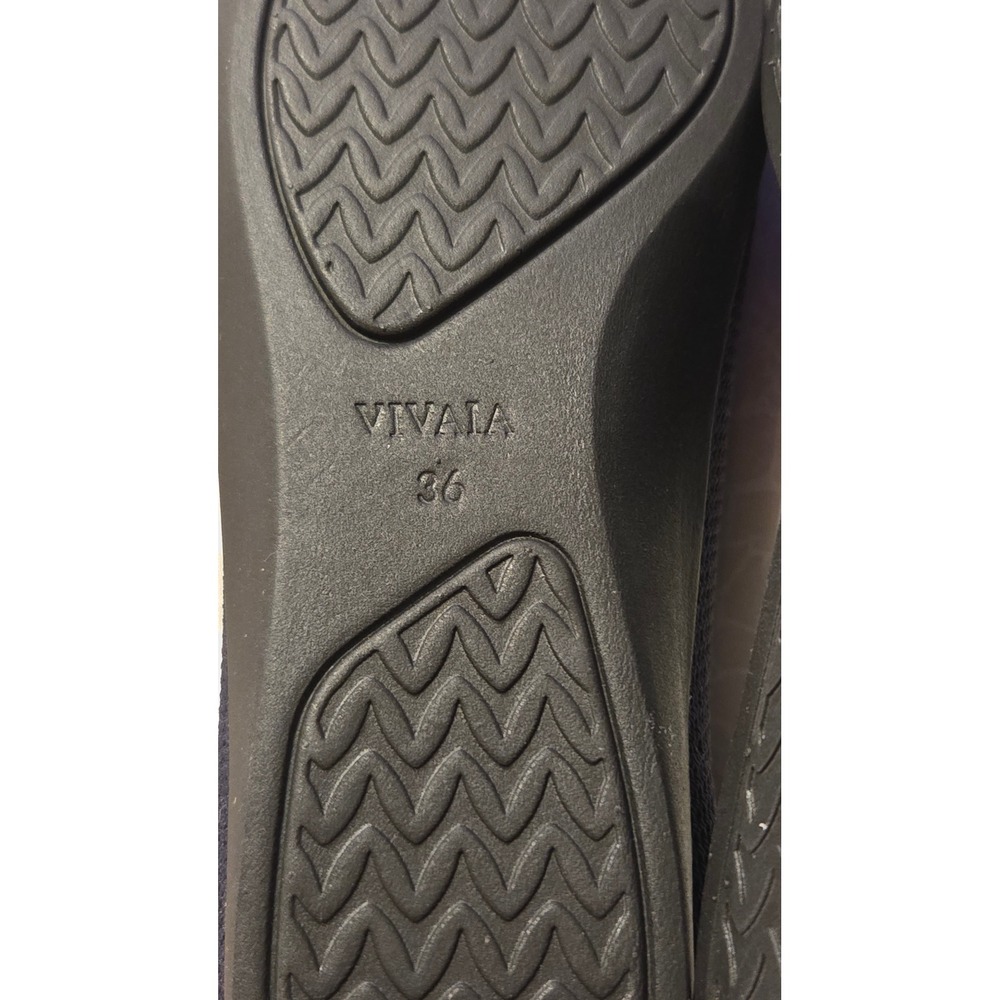 VIVAIA Aria Pointed Toe Knit Flats Black Women's Size 36 EU - Picture 10 of 10